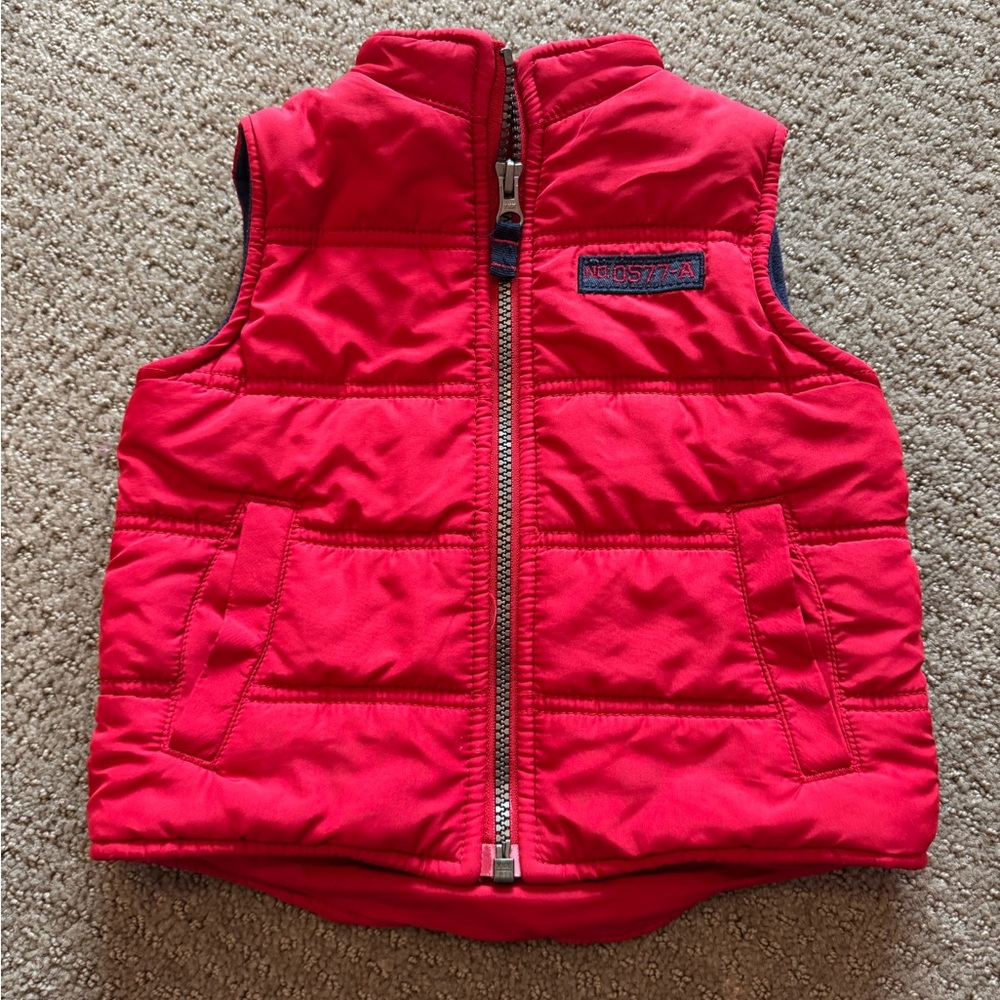 Carters 18 month Red Kids Puffer Vest
